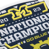 Michigan Wolverines NCAA 2023 Football National Champions LED Neon Sign (PRE-ORDER - SHIPS LATE JUNE)