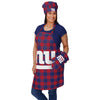 New York Giants NFL Plaid Chef Hat