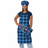 Tennessee Titans NFL Plaid Chef Hat