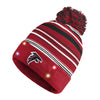 Atlanta Falcons NFL Horizontal Stripe Light Up Beanie