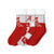 Alabama Crimson Tide NCAA Womens Fan Footy 3 Pack Slipper Socks