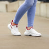 Oklahoma Sooners NCAA Womens Midsole White Sneaker