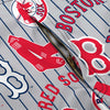 Boston Red Sox MLB Mens Historic Print Bib Shortalls (PREORDER - SHIPS LATE MAY)