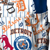 Detroit Tigers MLB Mens Historic Print Bib Shortalls (PREORDER - SHIPS LATE MAY)