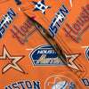 Houston Astros MLB Mens Historic Print Bib Shortalls