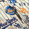 New York Mets MLB Mens Historic Print Bib Shortalls