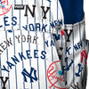 New York Yankees MLB Mens Historic Print Bib Shortalls (PREORDER - SHIPS LATE MAY)