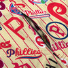 Philadelphia Phillies MLB Mens Historic Print Bib Shortalls (PREORDER - SHIPS LATE MAY)