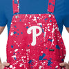 Philadelphia Phillies MLB Mens Paint Splatter Bib Shortalls