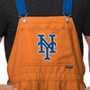 New York Mets MLB Mens Team Stripe Bib Shortalls