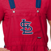 St Louis Cardinals MLB Mens Team Stripe Bib Shortalls