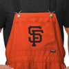 San Francisco Giants MLB Mens Team Stripe Bib Shortalls