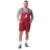 Alabama Crimson Tide NCAA Mens Solid Big Logo Bib Shortalls