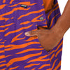 Clemson Tigers NCAA Mens Tiger Stripe Thematic Bib Shortalls