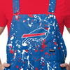 Buffalo Bills NFL Mens Paint Splatter Bib Shortalls