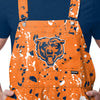 Chicago Bears NFL Mens Paint Splatter Bib Shortalls