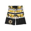 Boston Bruins Mens NHL Floral Stripe Boardshorts