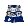 Toronto Maple Leafs Mens NHL Floral Stripe Boardshorts