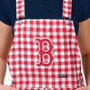 Boston Red Sox MLB Womens Gingham Check Bib Shortalls