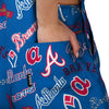 Atlanta Braves MLB Womens Historic Print Bib Shortalls (PREORDER - SHIPS LATE MAY)