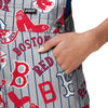 Boston Red Sox MLB Womens Historic Print Bib Shortalls (PREORDER - SHIPS LATE MAY)