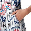 New York Yankees MLB Womens Historic Print Bib Shortalls (PREORDER - SHIPS LATE MAY)