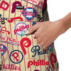Philadelphia Phillies MLB Womens Historic Print Bib Shortalls (PREORDER - SHIPS LATE MAY)