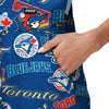 Toronto Blue Jays MLB Womens Historic Print Bib Shortalls