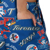 Toronto Blue Jays MLB Womens Historic Print Bib Shortalls (PREORDER - SHIPS LATE MAY)