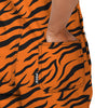 Cincinnati Bengals NFL Womens Tiger Stripe Thematic Bib Shortalls