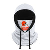 Cleveland Browns NFL White Drawstring Hooded Gaiter
