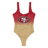 San Francisco 49ers NFL Womens Gametime Gradient One Piece Bathing Suit