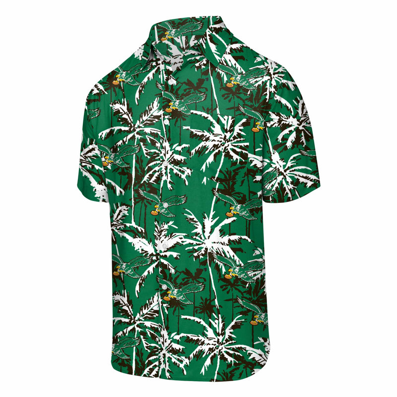 Philadelphia Eagles Kelly Green Floral Button Up Shirt, Mens Size: 2XL