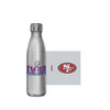 San Francisco 49ers NFL Super Bowl LVIII Silver 17 oz Stainless Steel Bottle