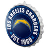 Los Angeles Chargers NFL Bottle Cap Wall Sign