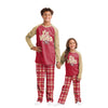 San Francisco 49ers NFL Plaid Family Holiday Pajamas