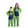 Seattle Seahawks NFL Plaid Family Holiday Pajamas