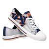 Auburn Tigers NCAA Womens Glitter Low Top Canvas Shoes