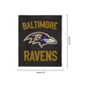 Baltimore Ravens NFL Throw Blanket With Plush Bear
