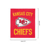 Kansas City Chiefs NFL Throw Blanket With Plush Bear