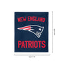 New England Patriots NFL Throw Blanket With Plush Bear