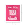 New York Giants NFL Throw Blanket With Plush Unicorn