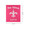New Orleans Saints NFL Throw Blanket With Plush Unicorn