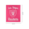 Las Vegas Raiders NFL Throw Blanket With Plush Unicorn