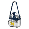 Michigan Wolverines NCAA Clear Messenger Bag