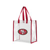 San Francisco 49Ers NFL Clear Reusable Bag