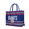 New York Giants NFL Stitch Pattern Canvas Tote Bag