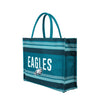 Philadelphia Eagles NFL Stitch Pattern Canvas Tote Bag