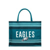 Philadelphia Eagles NFL Stitch Pattern Canvas Tote Bag