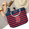 Boston Red Sox MLB Nautical Stripe Tote Bag